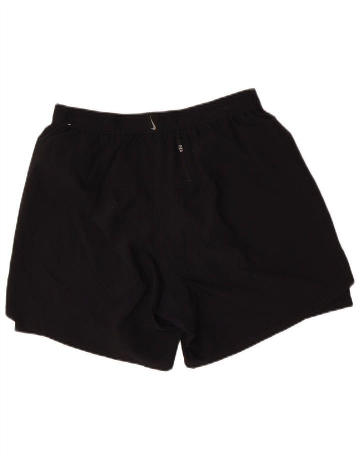 Damskie spodenki sportowe Nike Dri Fit, duże, czarne, poliestrowe