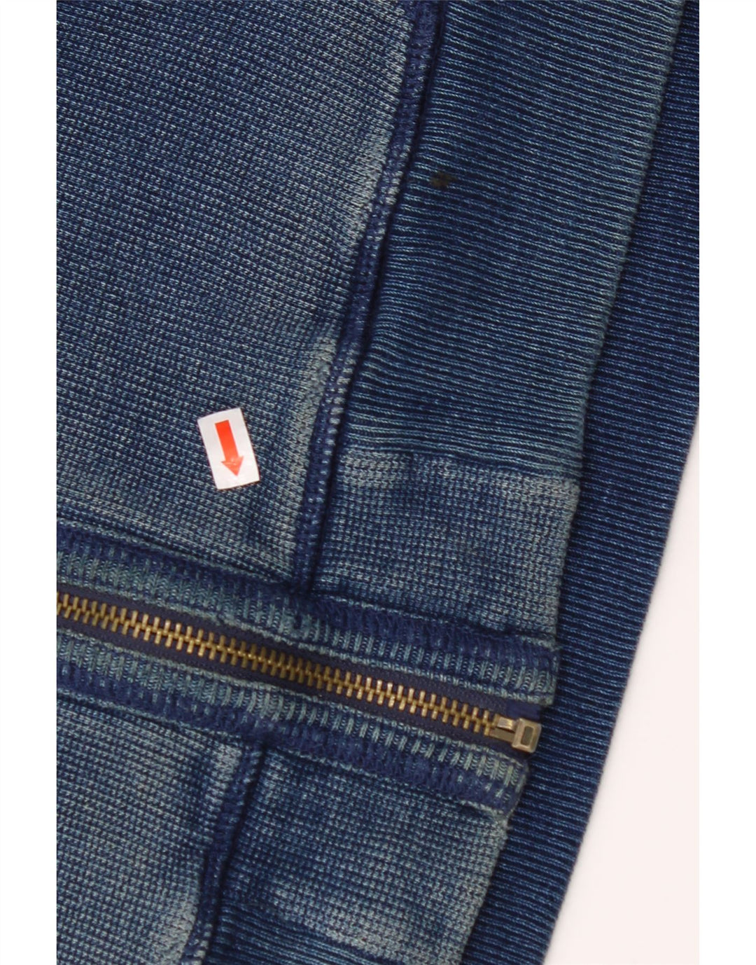 Męski sweter z kapturem i zamkiem FAT FACE, średni granatowy, bawełniany