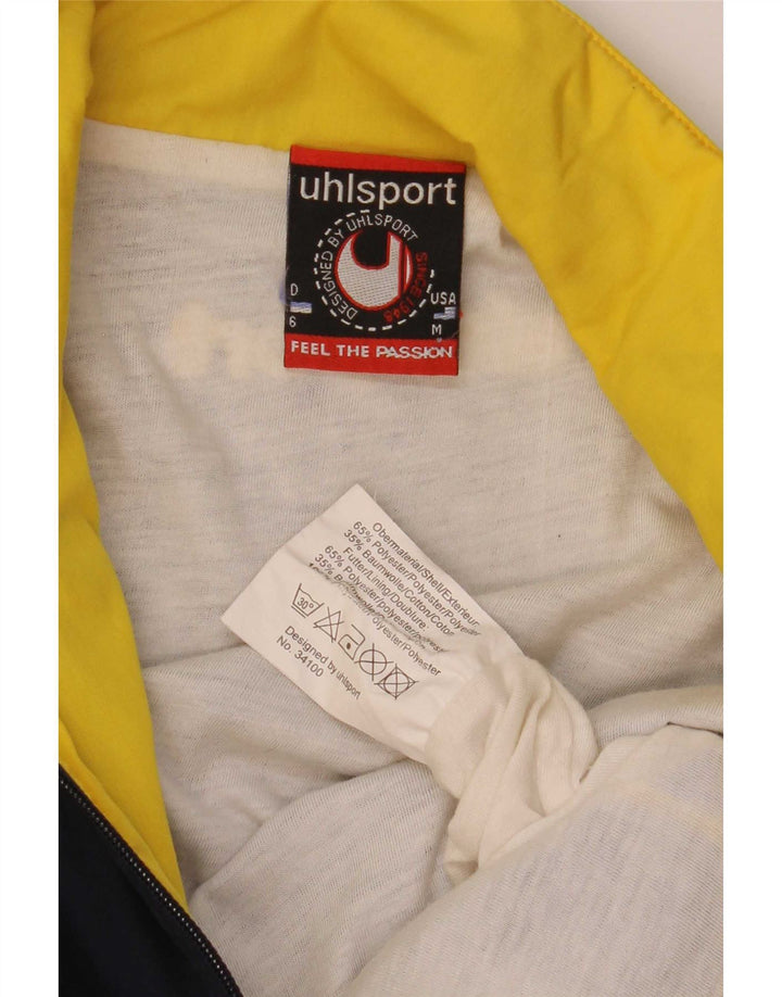 Męska kurtka dresowa Uhlsport z grafiką, w kolorze średniego granatu