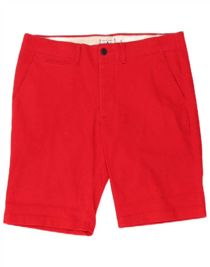 Męskie spodenki chino Jack & Jones, średnie W32, czerwone, bawełniane