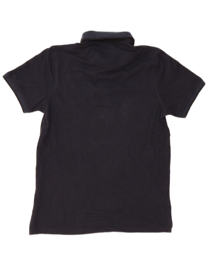 Męska koszulka polo Jack & Jones, średnia, granatowa, bawełniana