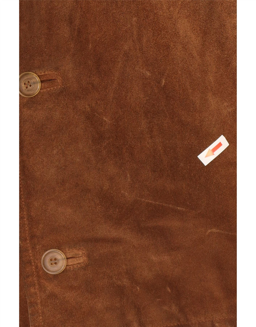 Vintage męska zamszowa kurtka IT 54 2XL brązowa skóra