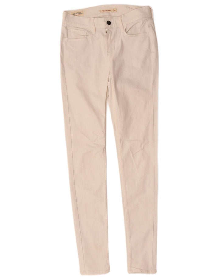 Damskie jeansy Levi's 710 Super Skinny W27 L29 Białe