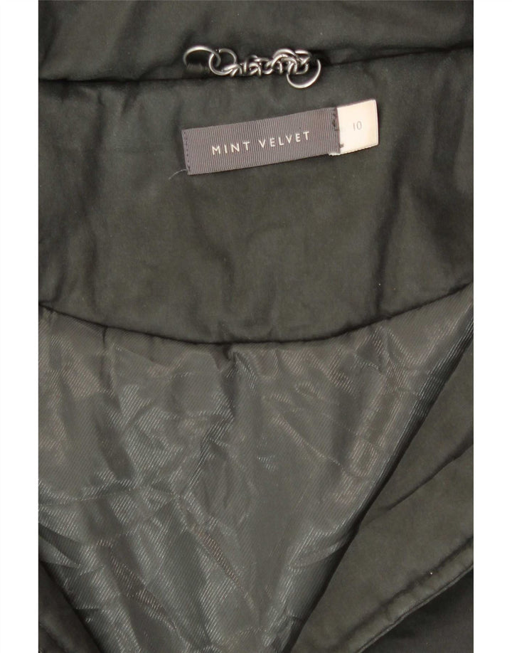 Damska kurtka parka z kapturem MINT VELVET UK 10, mała khaki