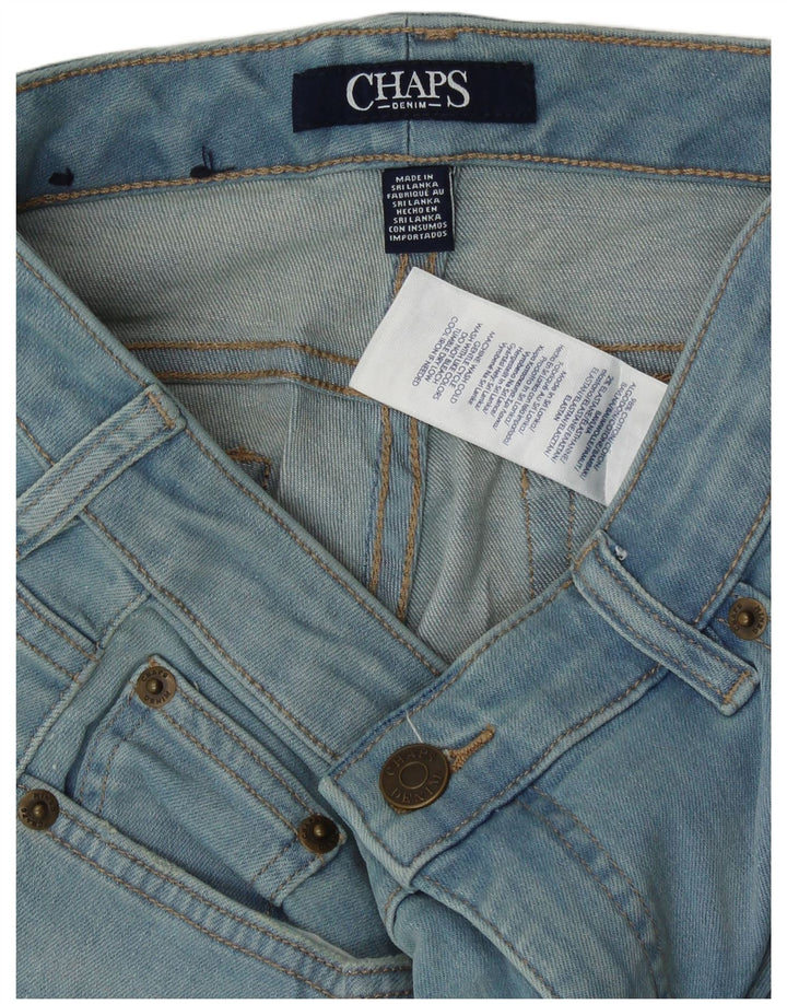 Damskie dżinsy rurki Chaps W32 L29 Niebieskie bawełniane