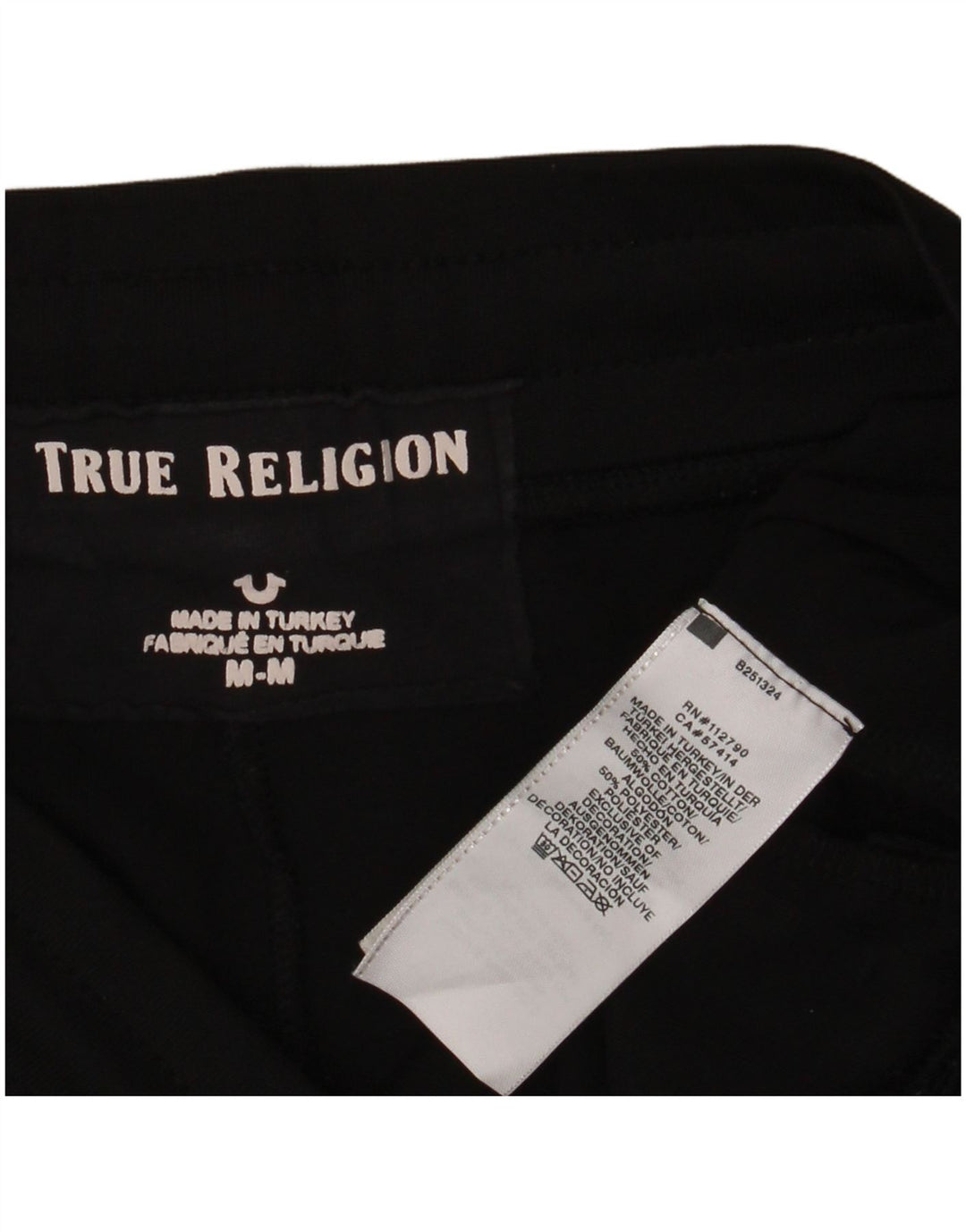 Damskie spodnie dresowe TRUE RELIGION Joggers UK 14 Medium Black
