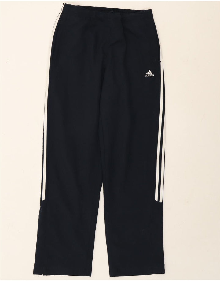 Damskie spodnie dresowe Adidas UK 12 Średni granatowy poliester
