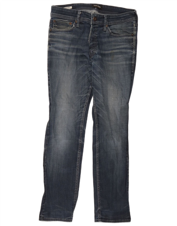 Męskie jeansy Jack & Jones Tim Slim W33 L32 Niebieskie