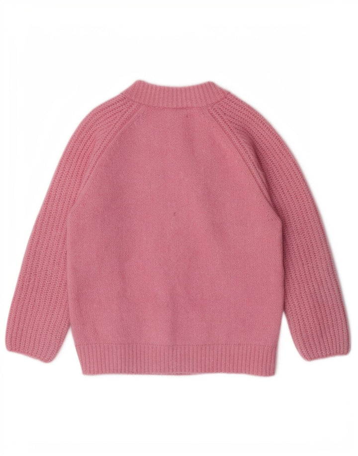 Sweter damski w stylu vintage, UK 14, średni róż