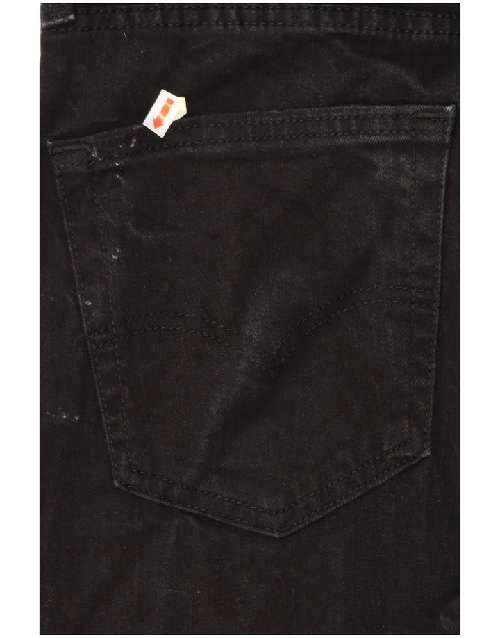 Męskie jeansy LEVI'S 512 Slim, zwężane, W34 L32, czarna bawełna
