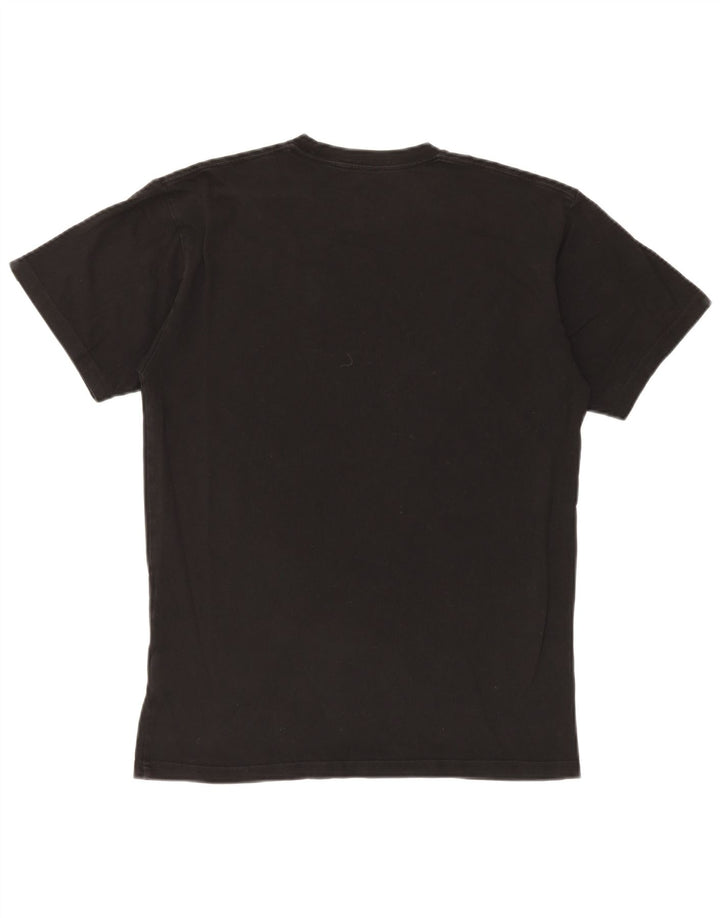 Męski T-shirt VANS o klasycznym kroju, średni czarny, bawełniany