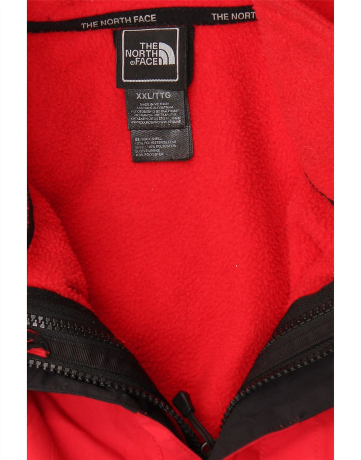 Męska kurtka wiatrówka THE NORTH FACE UK 44 2XL, poliester w kolorze czerwonym