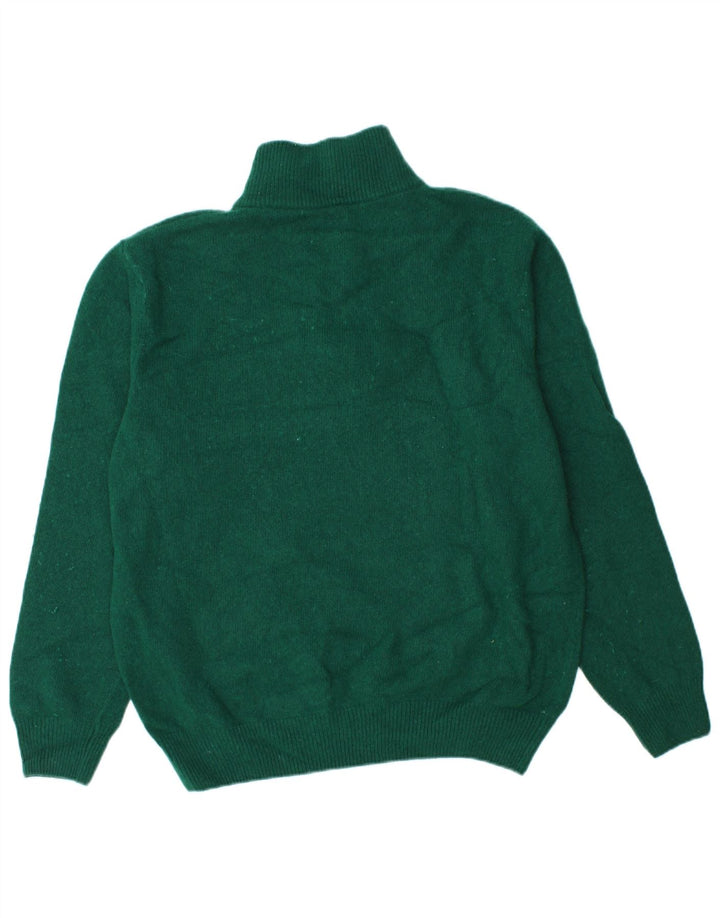 Męski sweter Kappa z zamkiem błyskawicznym, duży, zielony