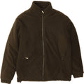 CHAMPION Mens Fleece Windbreaker Jacket UK 42 XL Green Polyester Vintage Champion and Second-Hand Champion from Messina Hembry 