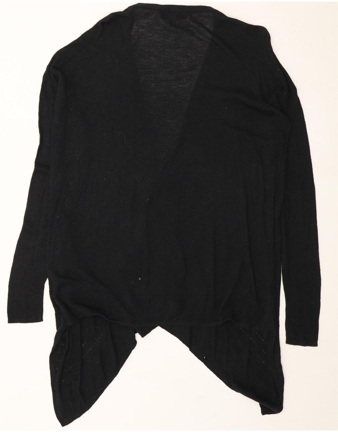 MOSSIMO Womens Oversized Longline Open Cardigan Sweater UK 14 Medium Black Vintage Mossimo and Second-Hand Mossimo from Messina Hembry 