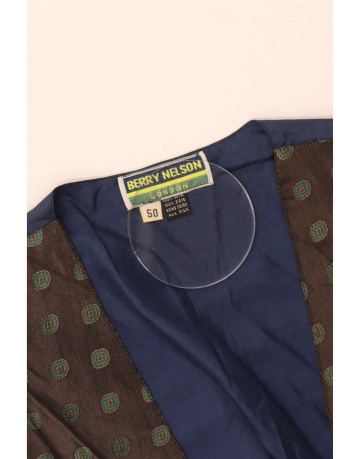 Kamizelka męska Vintage IT 50 Medium Khaki Geometric