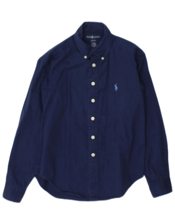 Koszula chłopięca Ralph Lauren 8-9 lat, mała, granatowa, bawełniana