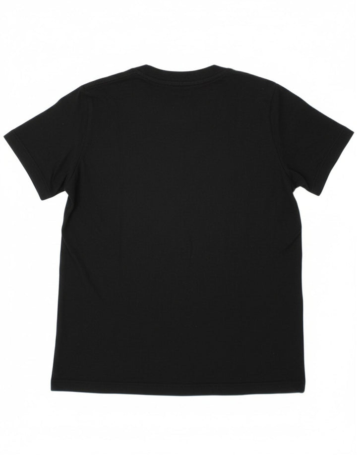 NIKE Boys Graphic T-Shirt Top 10-11 Years Medium Black Cotton
