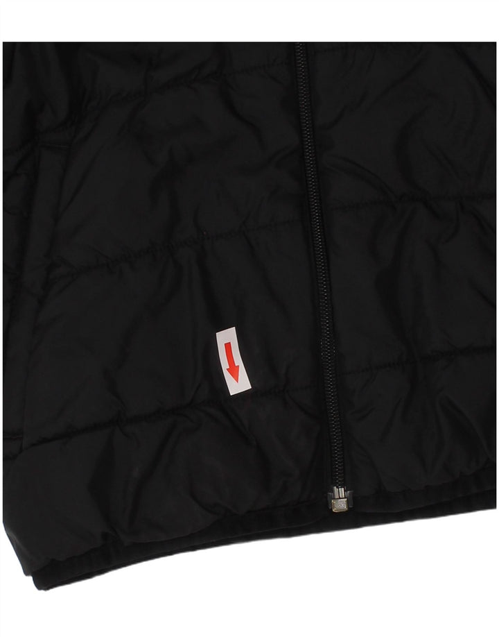 Adidas Chłopięca Wyściełana Kurtka Z Kapturem 4-5 Lat Czarny Poliester