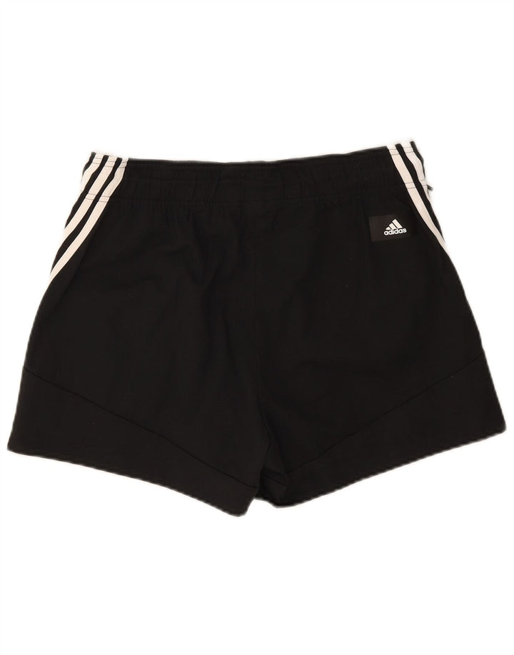 Męskie spodenki sportowe Adidas, średnie czarne, bawełniane