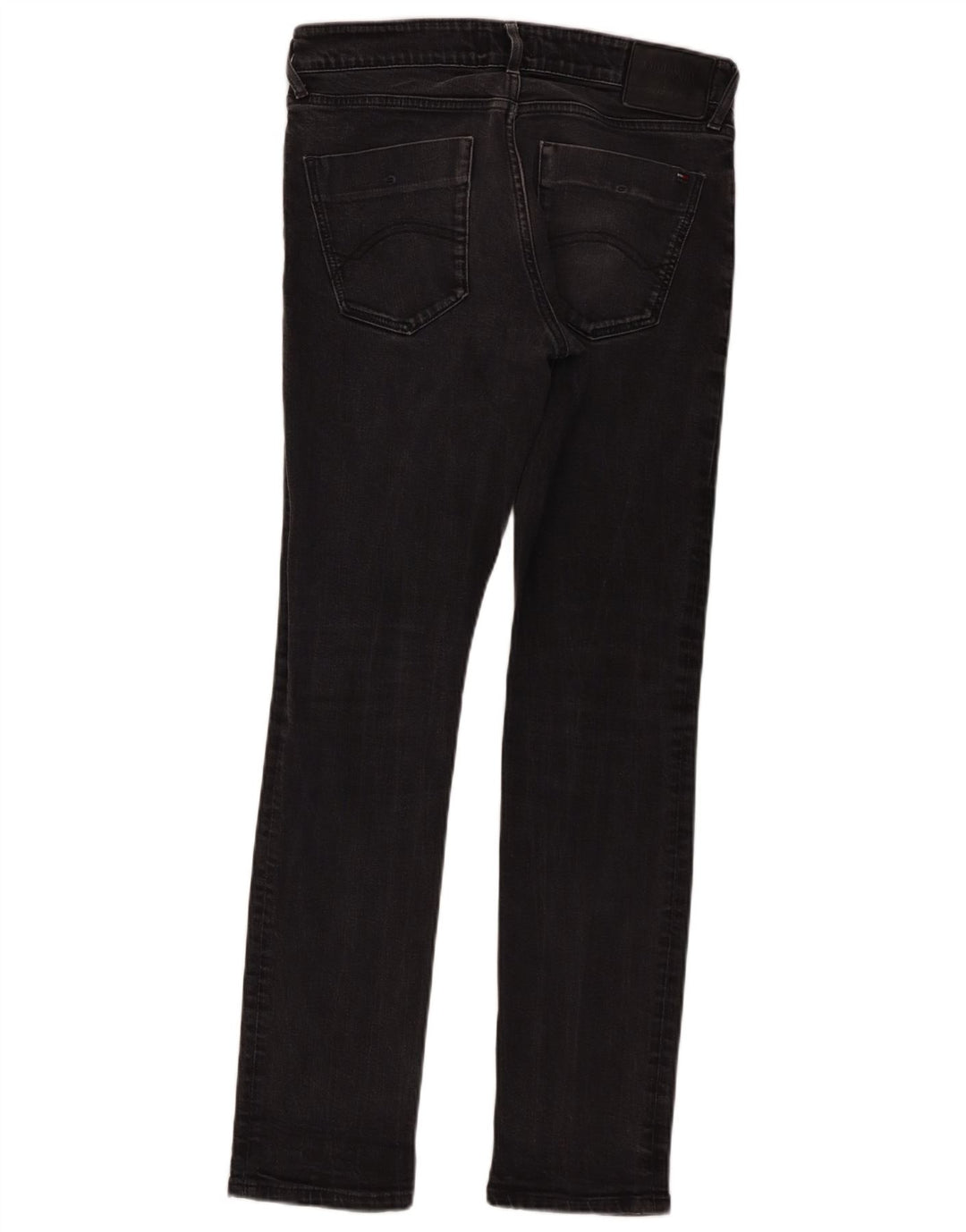 Męskie jeansy slim fit Tommy Hilfiger W32 L32 Czarne bawełniane