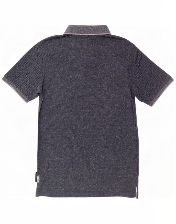 Męska koszulka polo Superdry, duża, granatowa, bawełniana w cętki