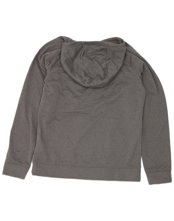 Chłopięcy sweter z kapturem The North Face z grafiką, 14-15 lat, XL, szary, poliester