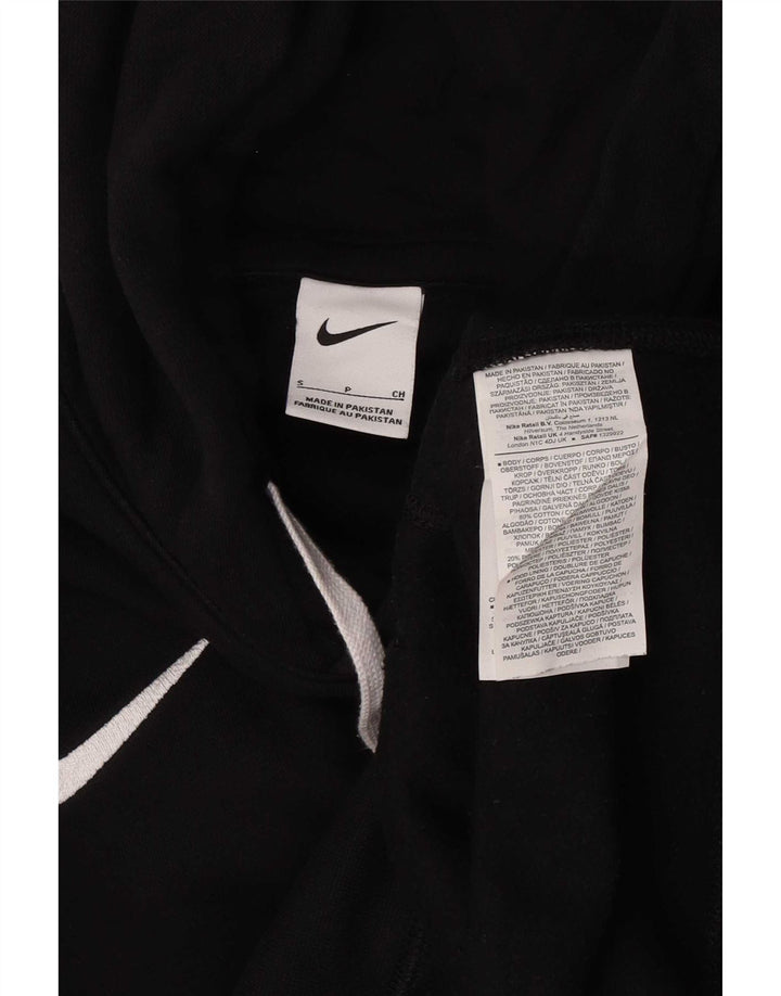Męski sweter z kapturem Nike o regularnym kroju, mały, czarny, bawełniany