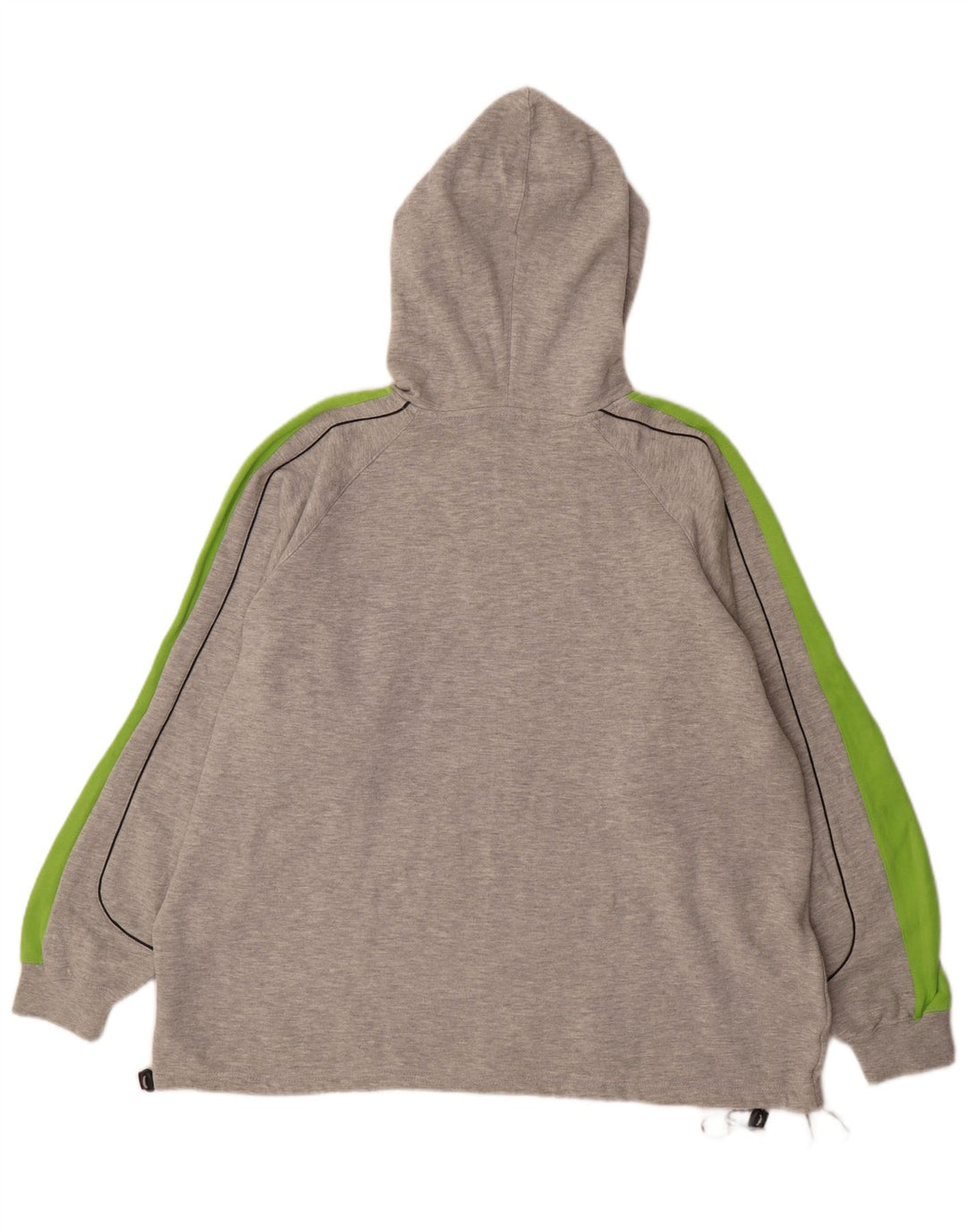 Męski sweter z kapturem Umbro XL, szary, z blokami kolorów, poliester