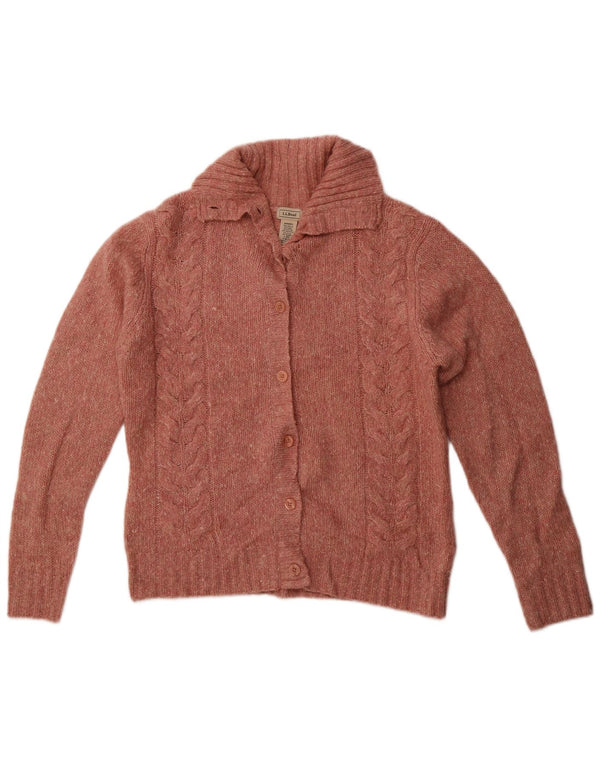 Sweter damski L.L.Bean UK 16, duży, różowy, akrylowy
