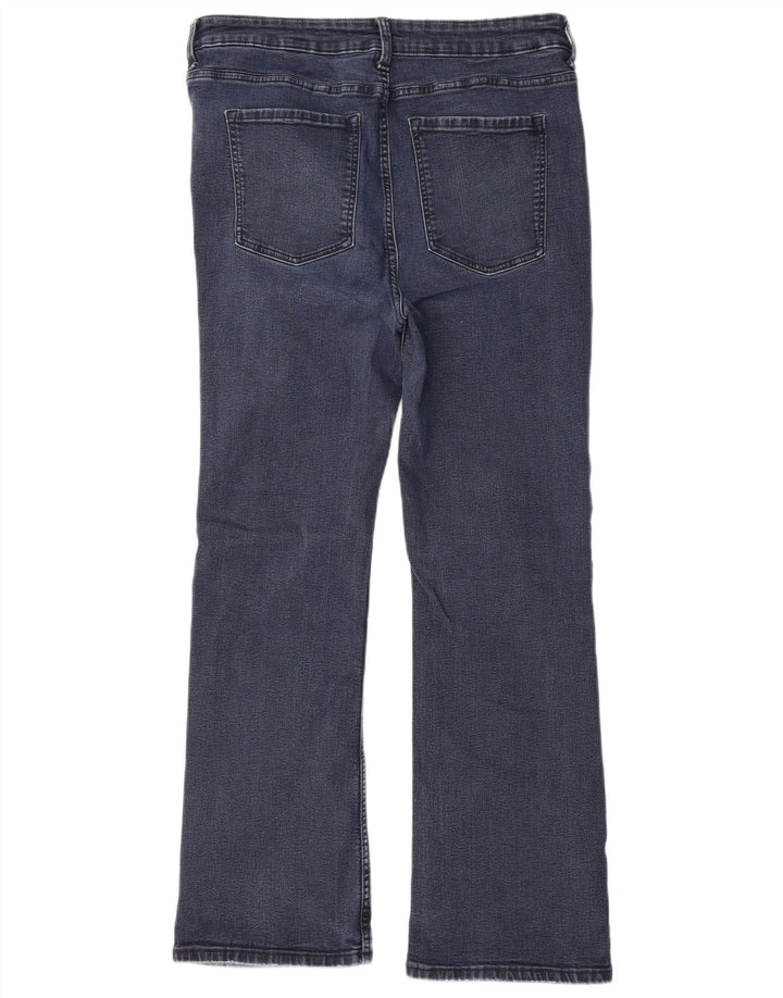 Marks & Spencer Damskie jeansy Bootcut o regularnym kroju UK 16, duże, W34 L28, niebieskie