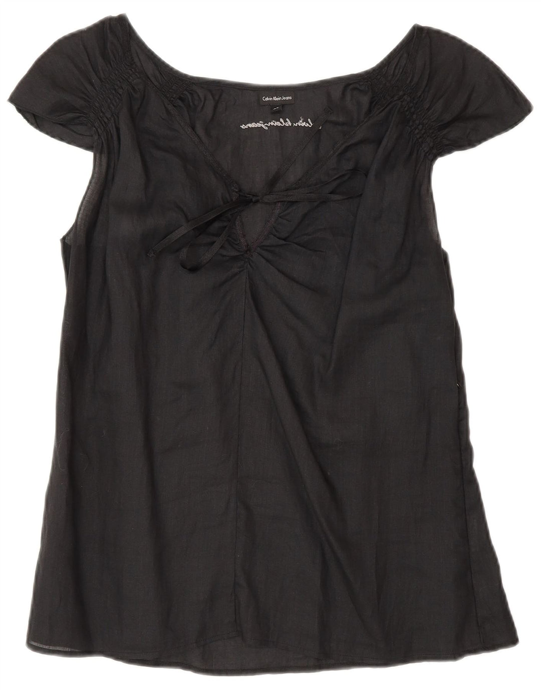 Damska bluzka Calvin Klein Jeans UK 18 XL czarna