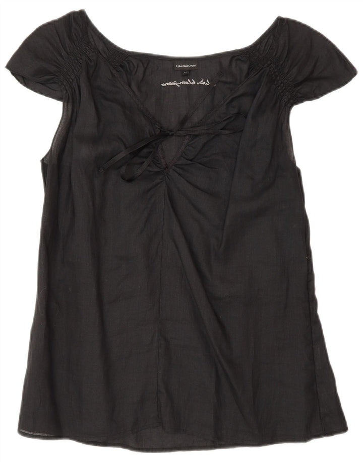 Damska bluzka Calvin Klein Jeans UK 18 XL czarna