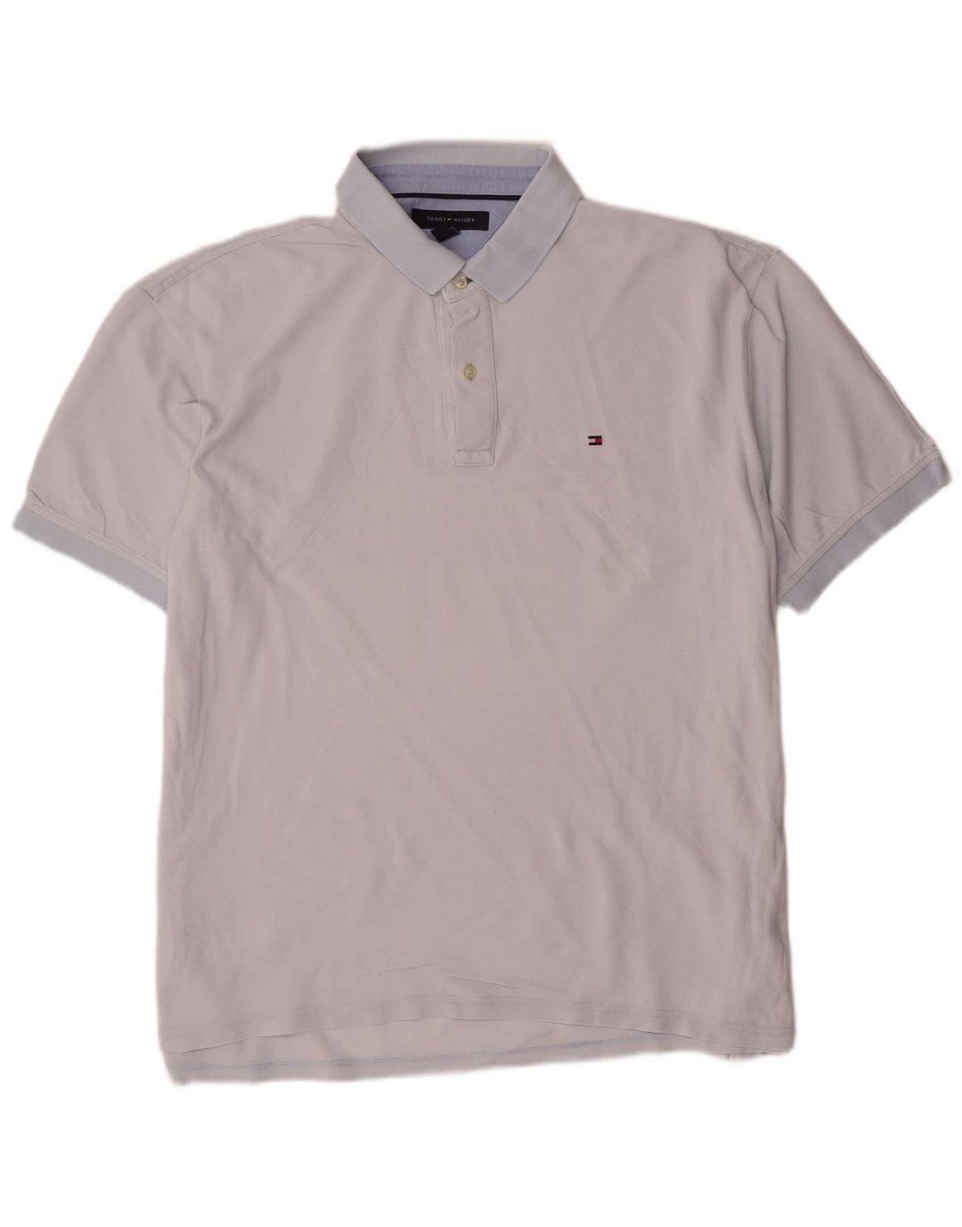 Męska koszulka polo Tommy Hilfiger XL, niebieska, bawełniana
