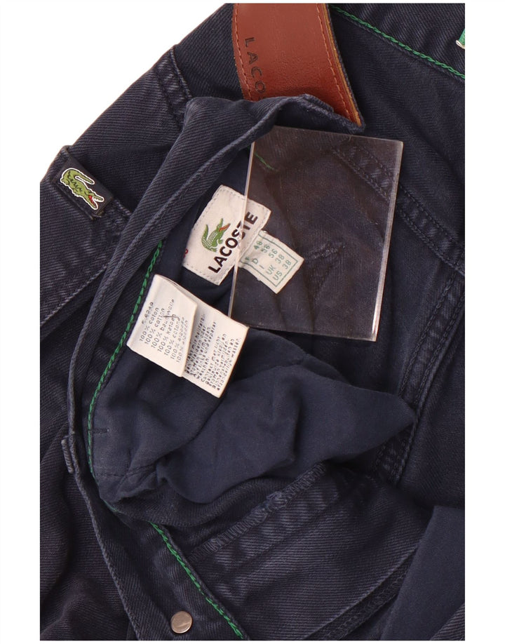 Lacoste Męskie Jeansy Slim W38 L33 Granatowe Bawełniane