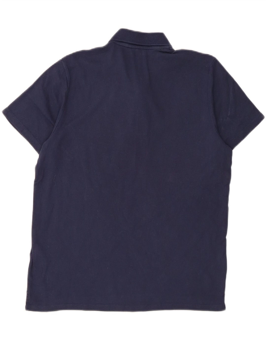 DKNY Mens Polo Shirt Medium Navy Blue Cotton Vintage Dkny and Second-Hand Dkny from Messina Hembry 