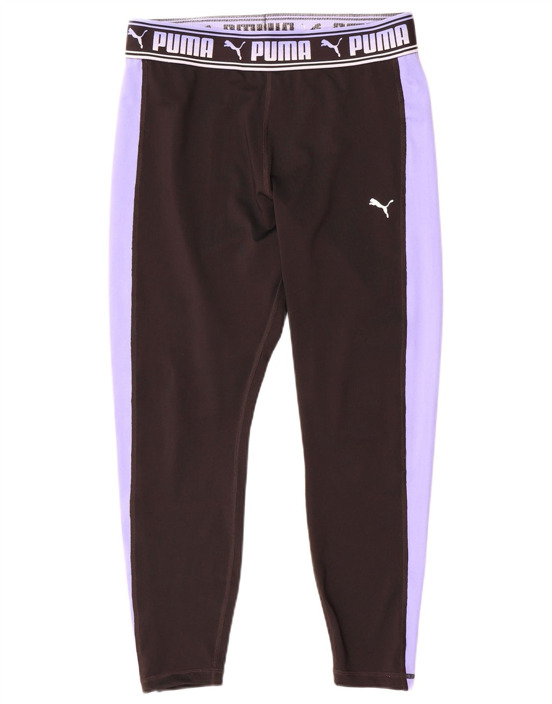 Damskie legginsy Puma Graphic UK 16, duży, czarny, poliestrowy blok kolorów