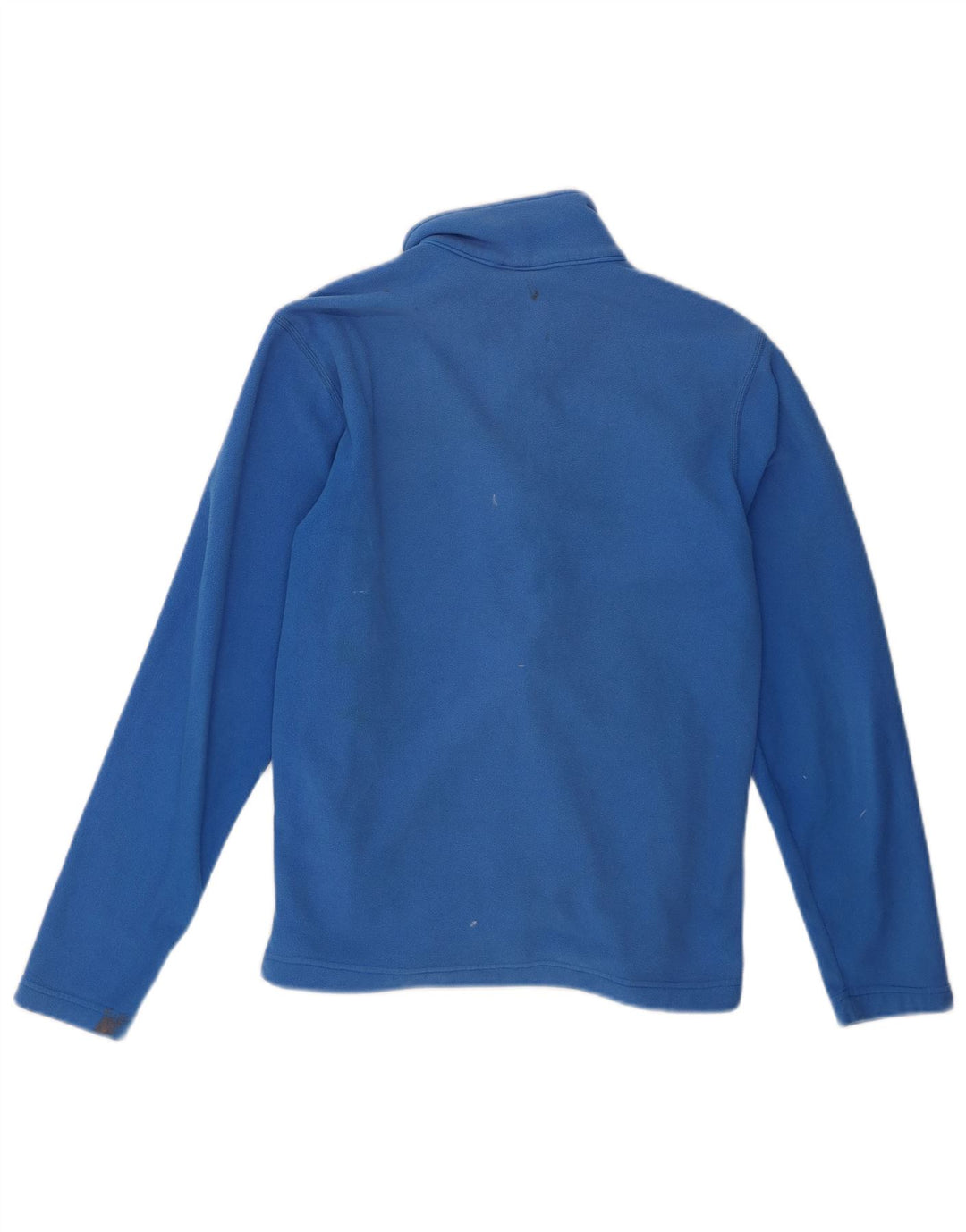COLUMBIA Womens Fleece Jacket UK 14 Medium Blue Polyester