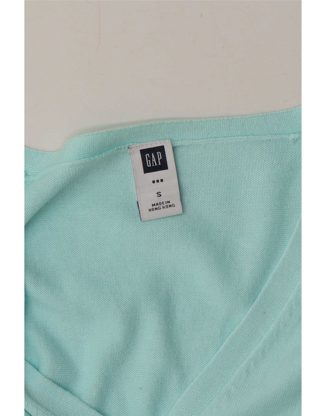 Sweter damski Gap Cardigan UK 10 Small, turkusowa bawełna