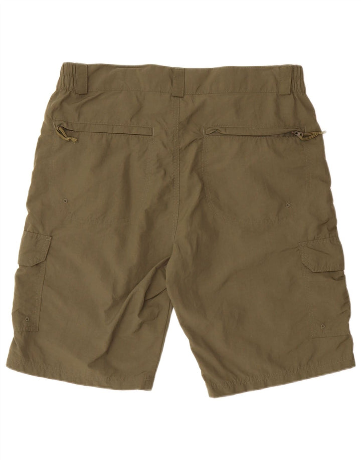Męskie spodenki cargo MOUNTAIN WAREHOUSE W34, duże, nylonowe w kolorze khaki