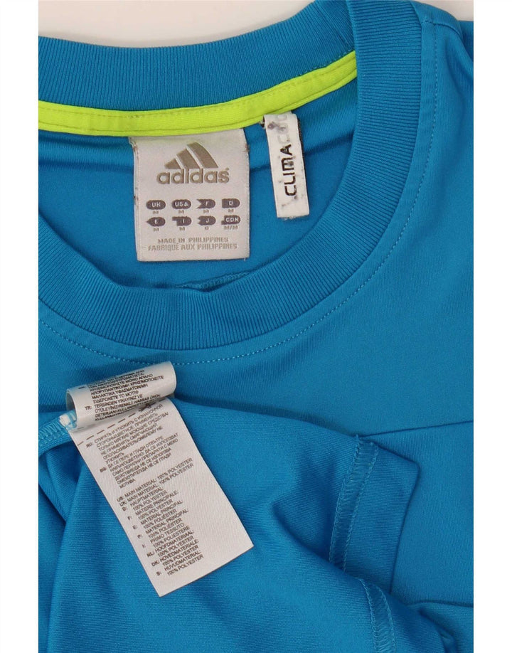 Adidas Męska koszulka Climacool Top, średni niebieski poliester