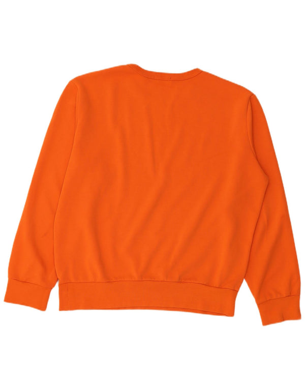 Damska bluza oversize Polo Ralph Lauren UK 14, średnia pomarańcza