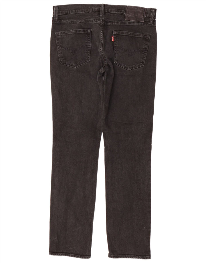 Męskie jeansy Levi's 511 Slim W33 L32 Szara bawełna