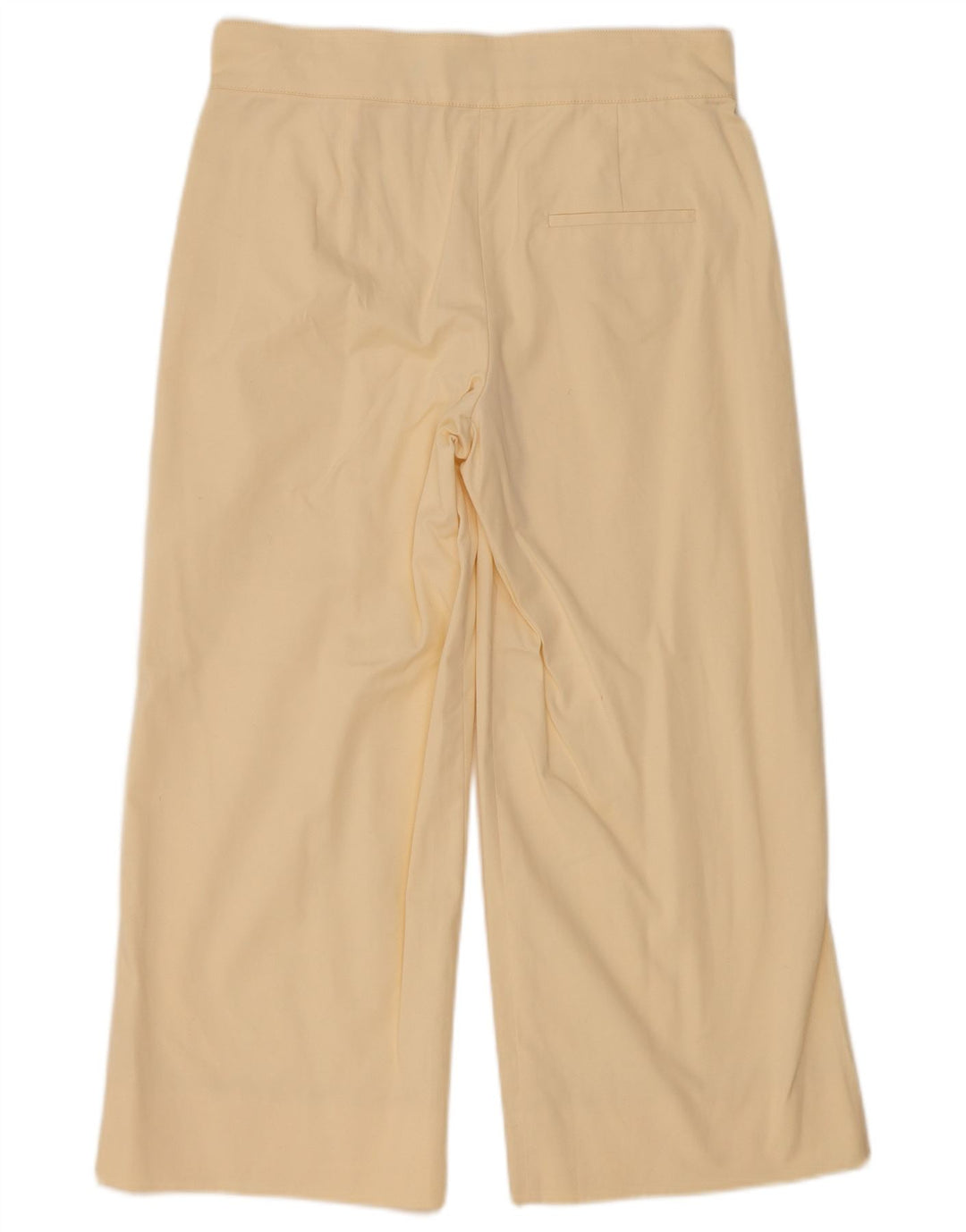 Damskie spodnie Zara Studio z szerokimi nogawkami, średnie W28 L24 Off White