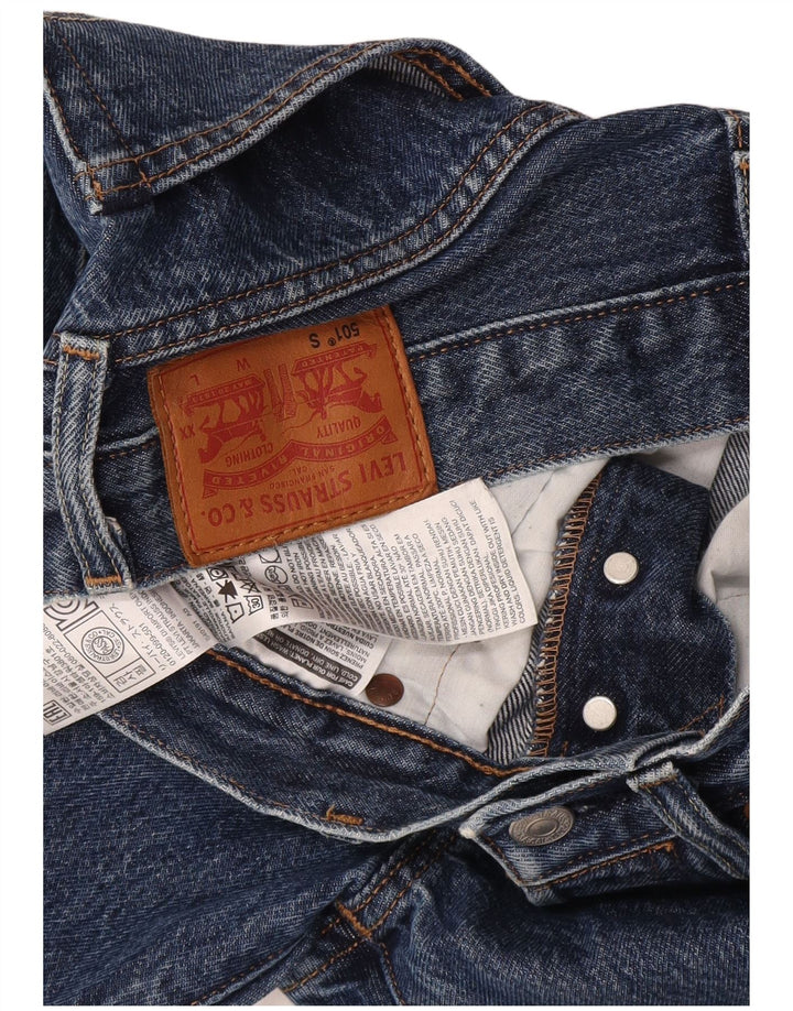 Męskie jeansy Levi's 501 Straight W26 L28 Niebieskie bawełniane