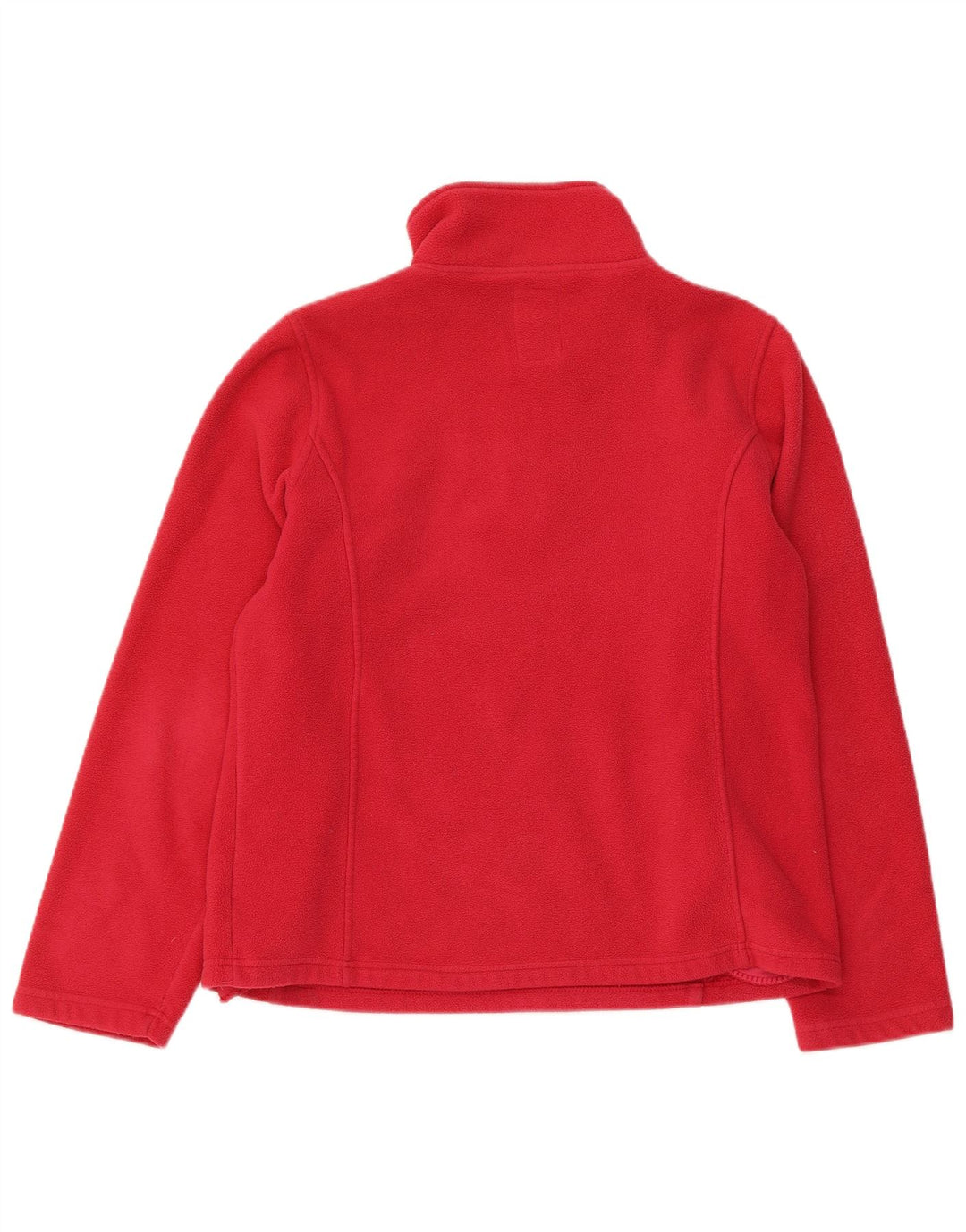 Crew Clothing Damski sweter polarowy z zamkiem błyskawicznym UK 12, średni różowy poliester