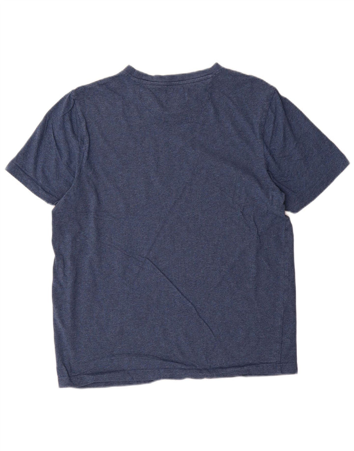 T-shirt męski FARAH, średni, granatowy, bawełniany