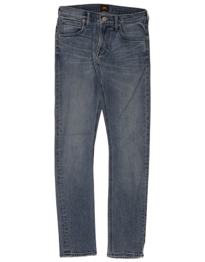 Lee Męskie Luke Slim Jeans W28 L32 Niebieskie bawełniane