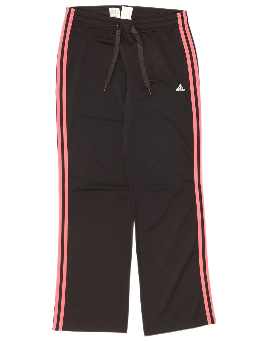 Damskie spodnie dresowe ADIDAS UK 8/10, małe, czarne, poliestrowe