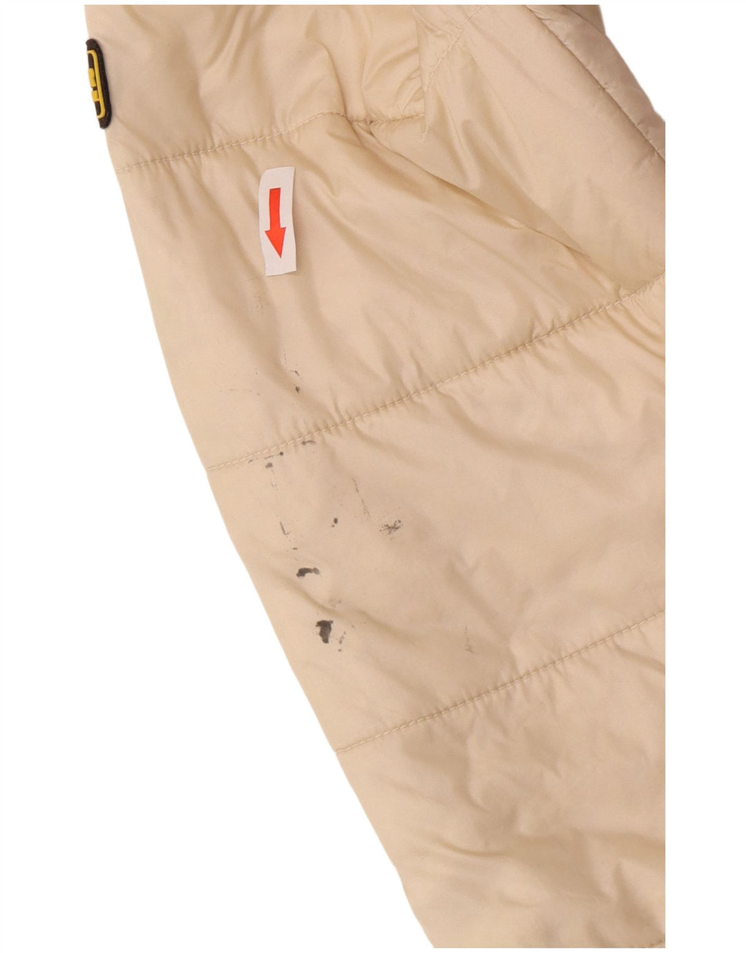 Damski płaszcz z kapturem i ociepleniem Barbour UK 10 Small Beżowy Poliamid